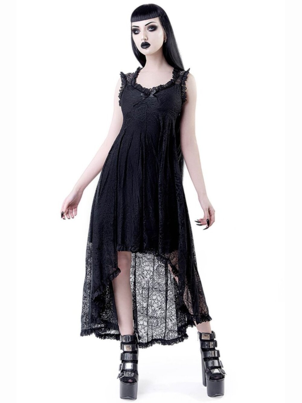 Killstar Willow Lace Maxi S Dress nwt - Picture 2 of 16